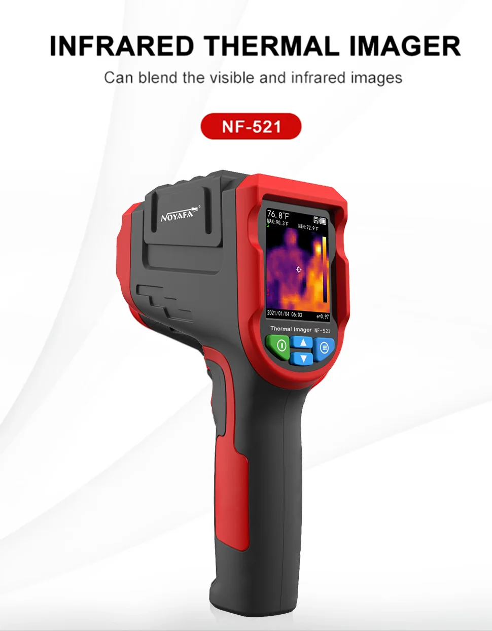 Nf 521 Thermal Imaging Camera - Cámara Termográfica Industrial Infrarroja Automática NF-521