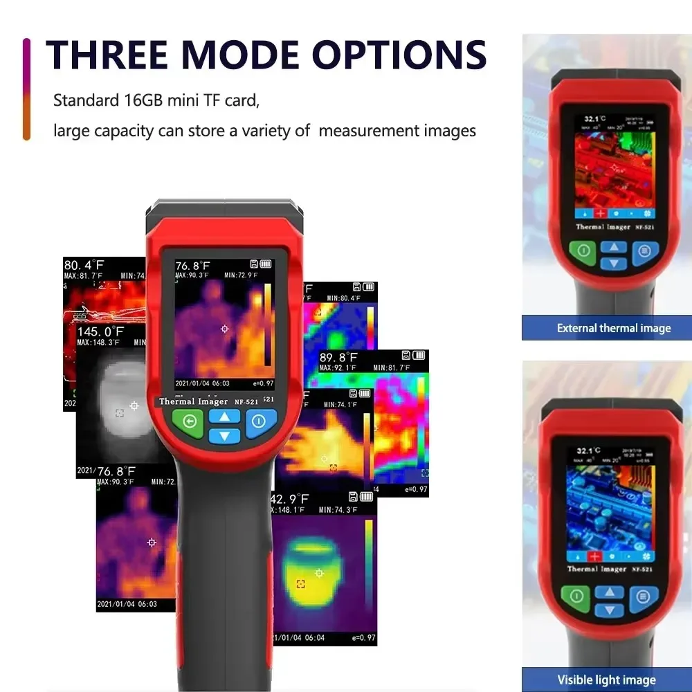 Sensor de cámara termográfica  - Nf 521 Thermal Imaging Camera reseña y precio