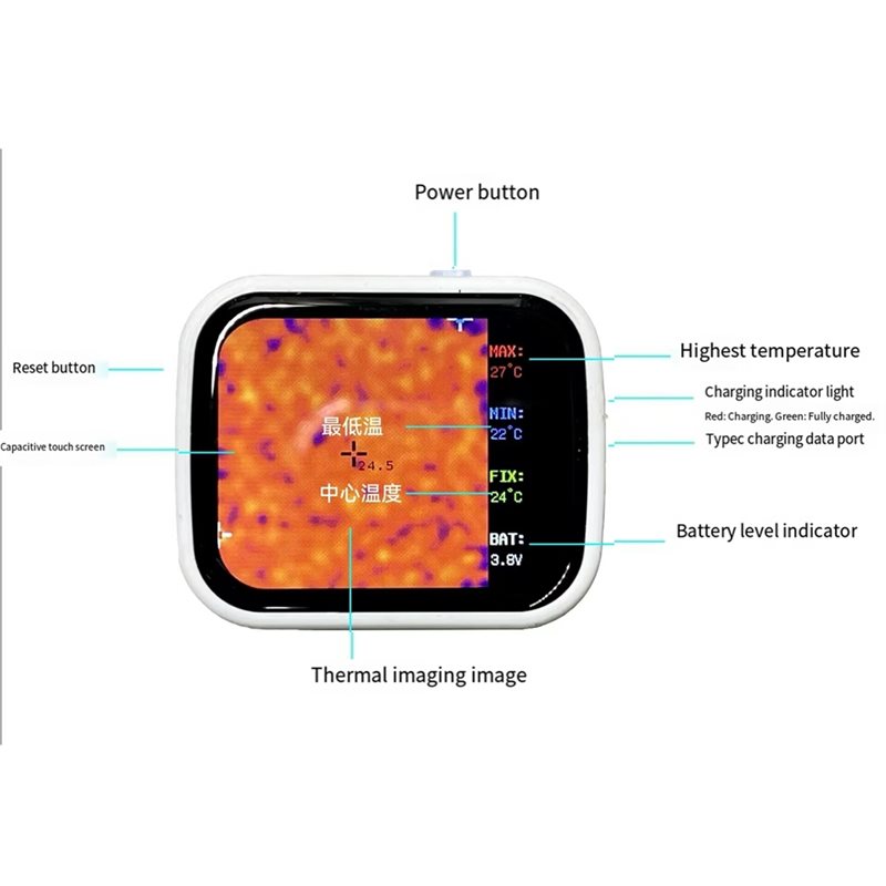 Dispositivo de imagen térmica  - Underfloor Heating Thermal Detector reseña y precio